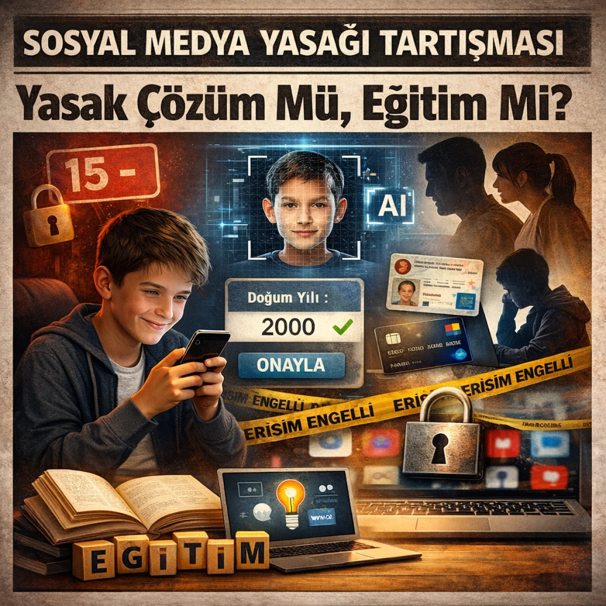 15 YAŞ ALTI SOSYAL MEDYA YASAĞI TARTIŞMASI: &ldquo;Yasak Gelir Ama &Ccedil;ocuk Yine Hesap A&ccedil;ar&rdquo;