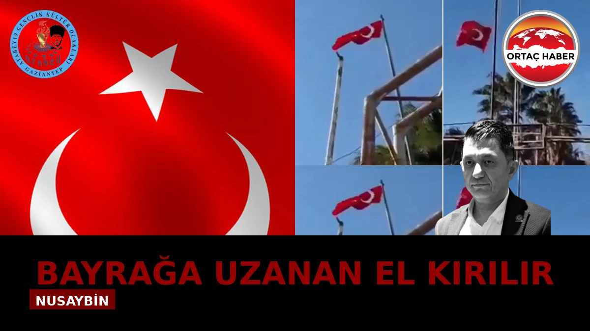 BAYRAĞA UZANAN EL KIRILIR