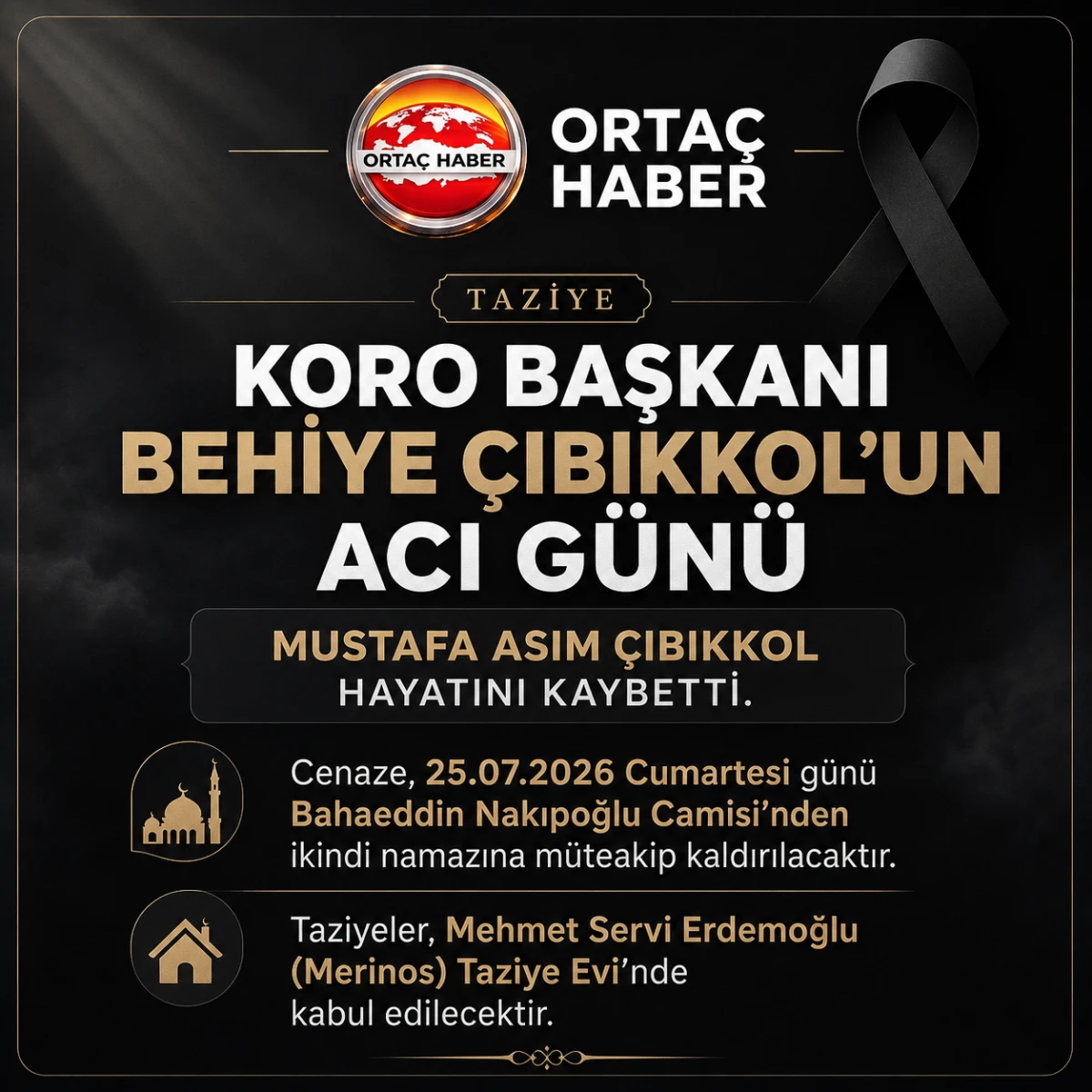 Behiye &Ccedil;ıbıkkol&rsquo;un Acı G&uuml;n&uuml;: Babası Mustafa Asım &Ccedil;ıbıkkol Vefat Etti