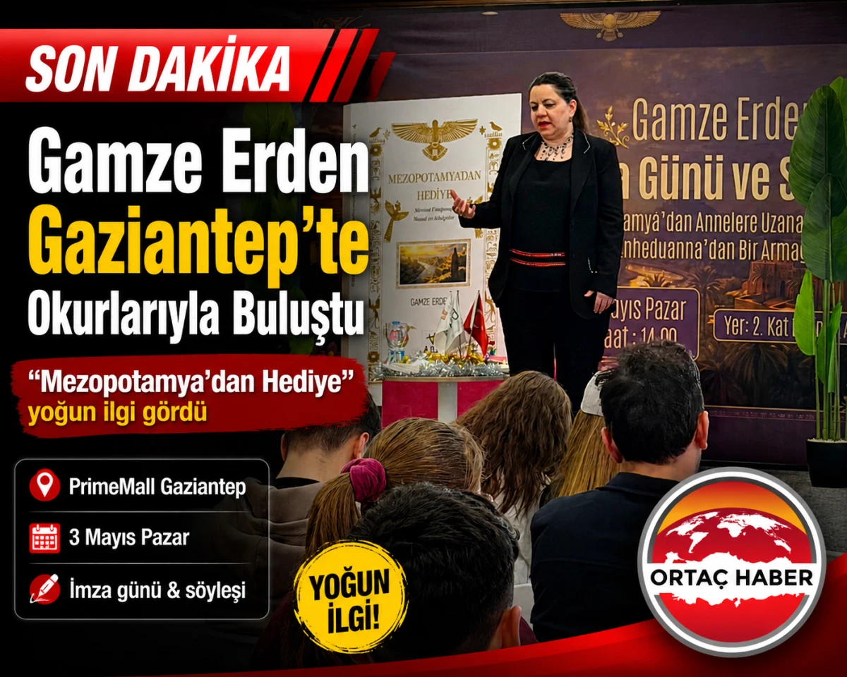 Gamze Erden Gaziantep&rsquo;te okurlarıyla buluştu