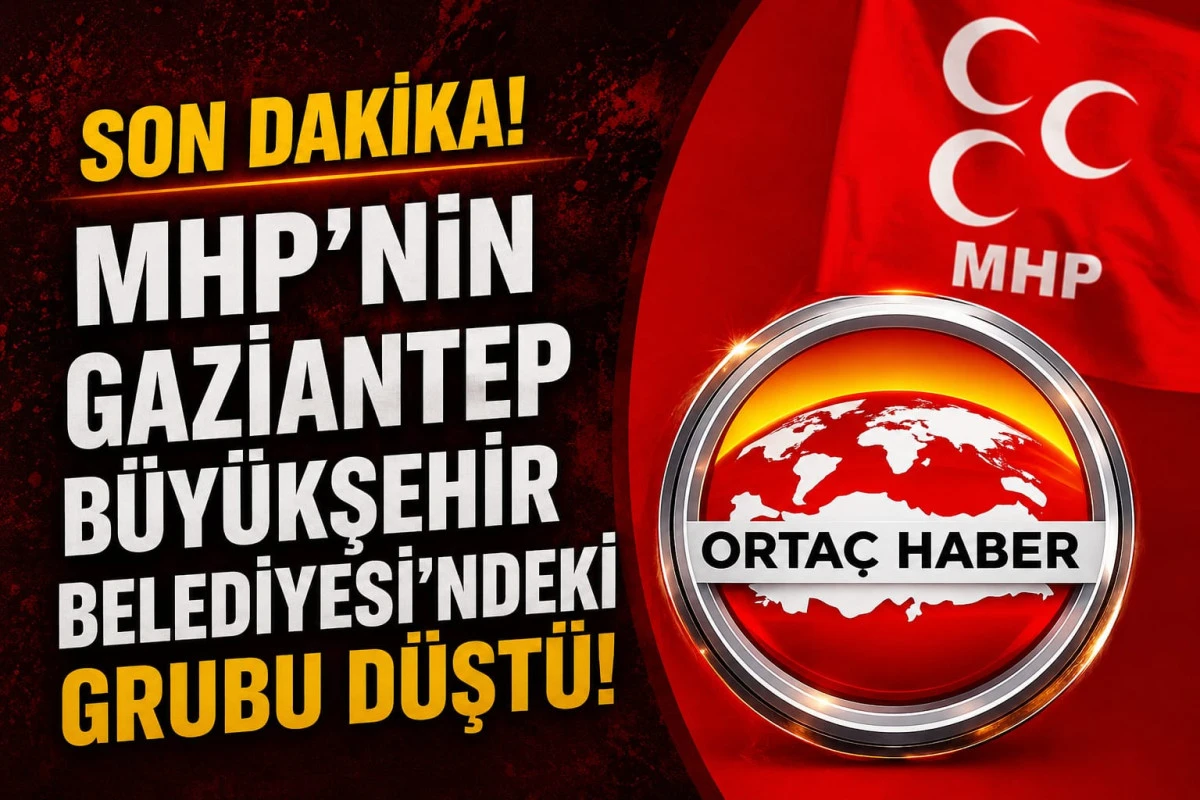 MHP&rsquo;nin Gaziantep B&uuml;y&uuml;kşehir Belediyesi&rsquo;ndeki Grubu D&uuml;şt&uuml; !