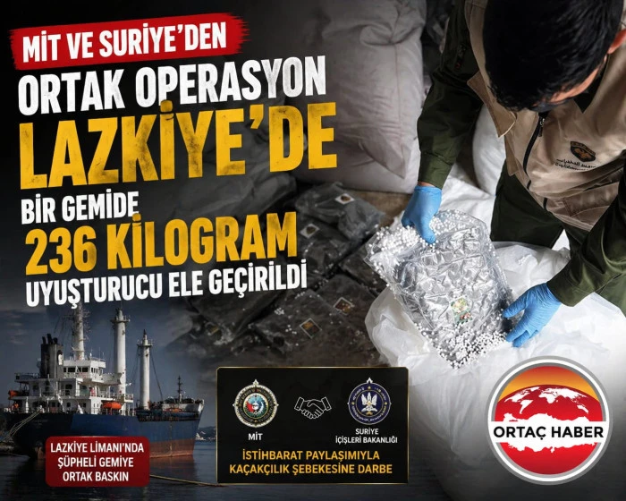 MİT-Suriye ortak operasyonu: 236 kilo uyuşturucuya b&uuml;y&uuml;k darbe