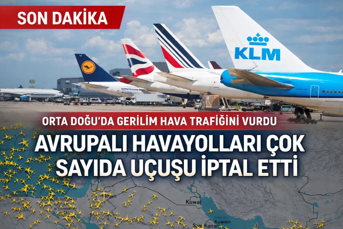 Orta Doğu&rsquo;daki Gerilim Hava Trafiğini Vurdu