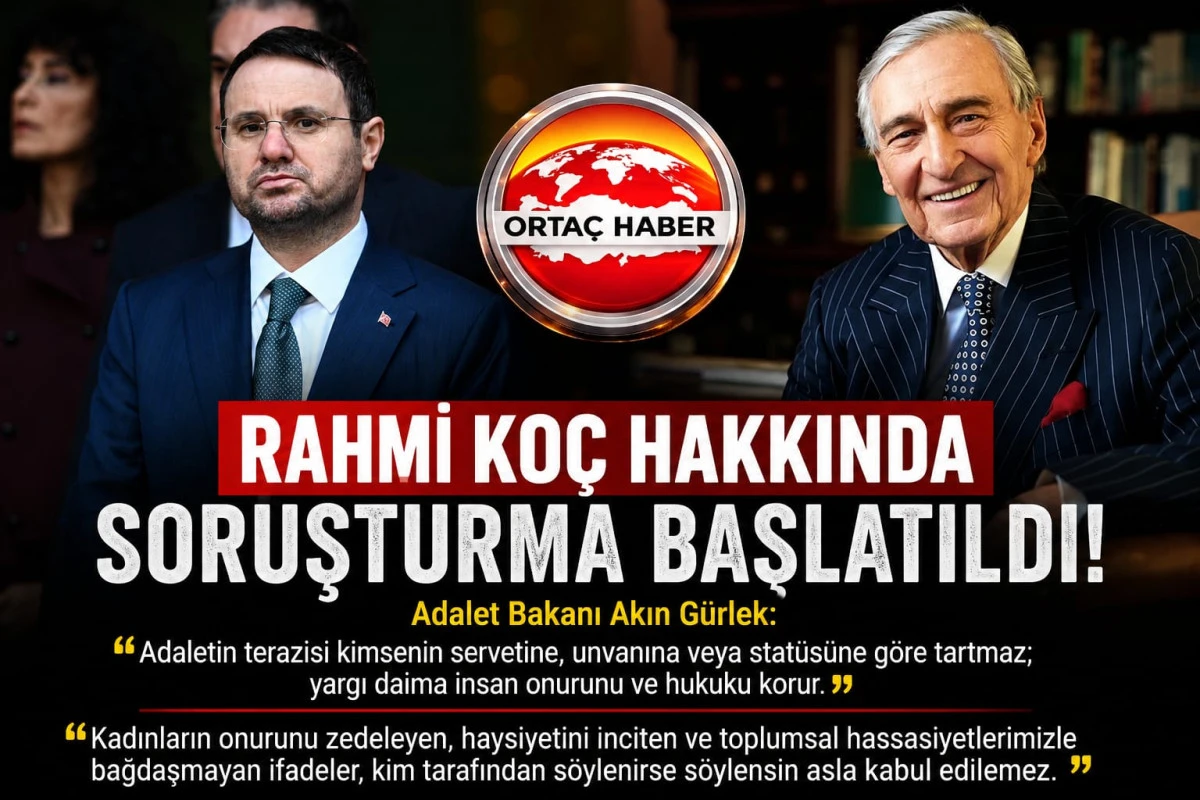 RAHMİ KO&Ccedil; HAKKINDA SORUŞTURMA BAŞLATILDI !